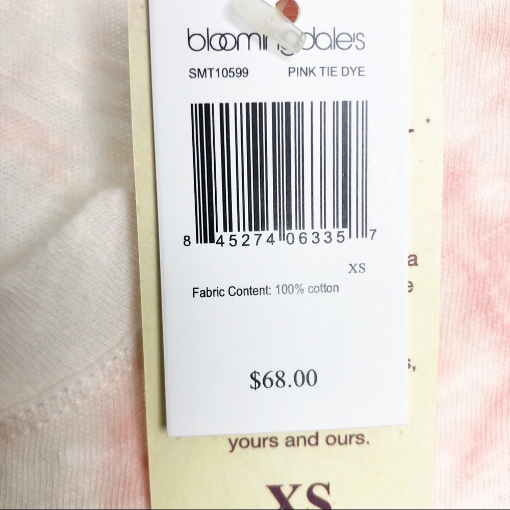Elan Tie Dye Baby Tee Distressed Short Sleeve Raw Hem T-shirt XS Booomingdales - Picture 7 of 9